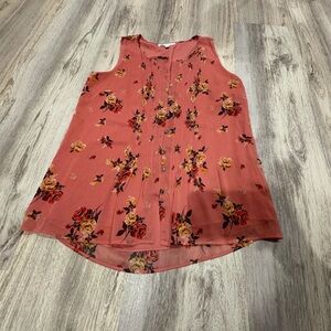 DR2 Coral Floral Blouse